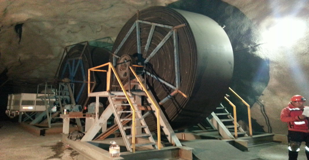 Underground Conveyor Belt Installation